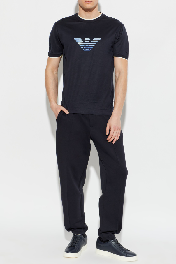 Emporio Armani T-shirt with embroidered logo