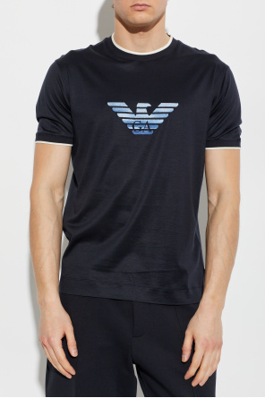 Emporio Armani T-shirt with embroidered logo