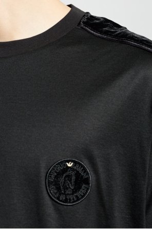 Emporio Armani Camiseta con parche de logo