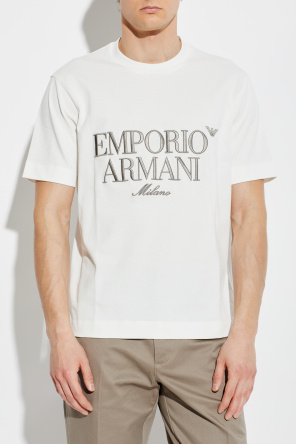 Emporio Armani T-shirt z wyszytym logo