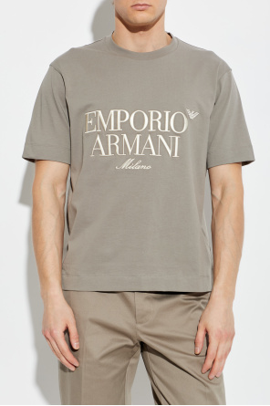 Emporio Armani T-shirt z wyszytym logo