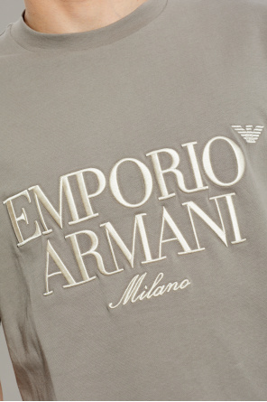 Emporio Armani T-shirt z wyszytym logo