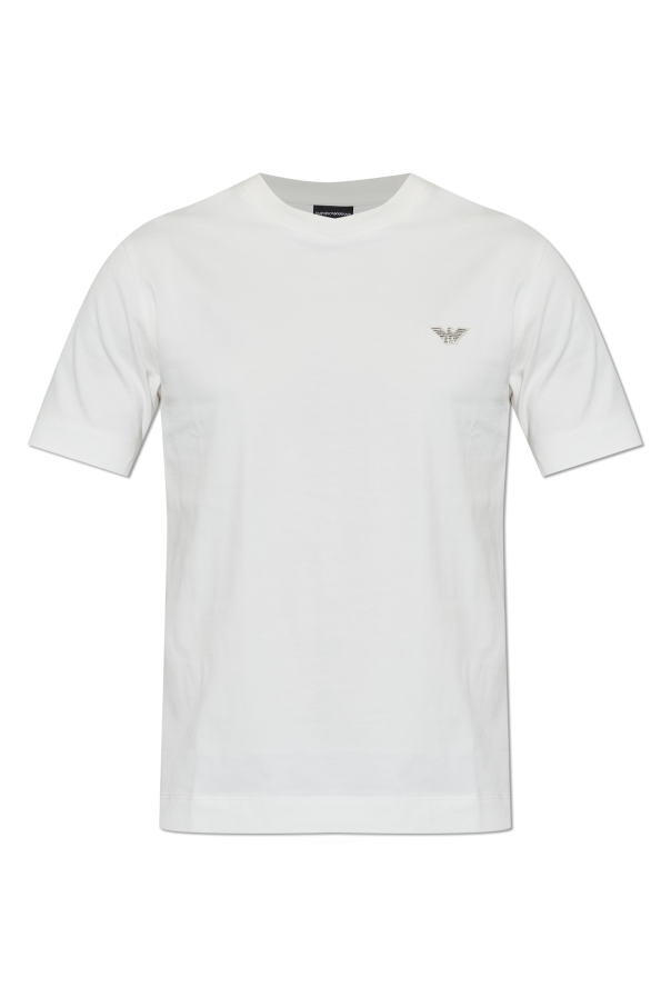 Emporio Armani Camiseta con parche con logo