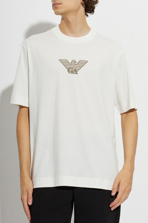 Emporio Armani T-shirt z wyszytym logo