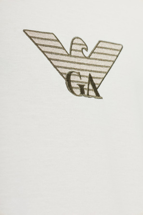 Emporio Armani T-shirt z wyszytym logo