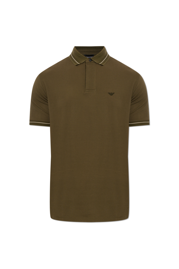 T-shirt with embroidered logo od Emporio Armani