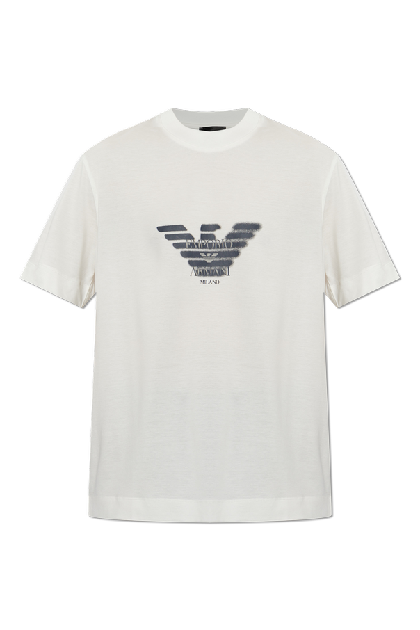 T-shirt with printed logo od Emporio Armani