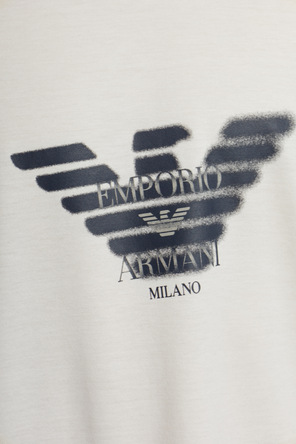 Emporio Armani T-shirt z nadrukowanym logo