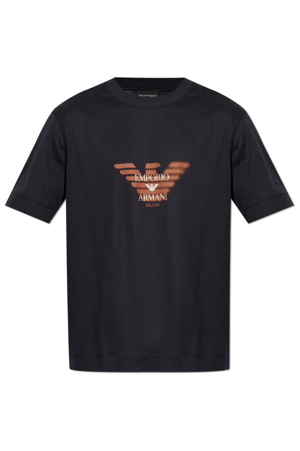 T-shirt with printed logo od Emporio Armani