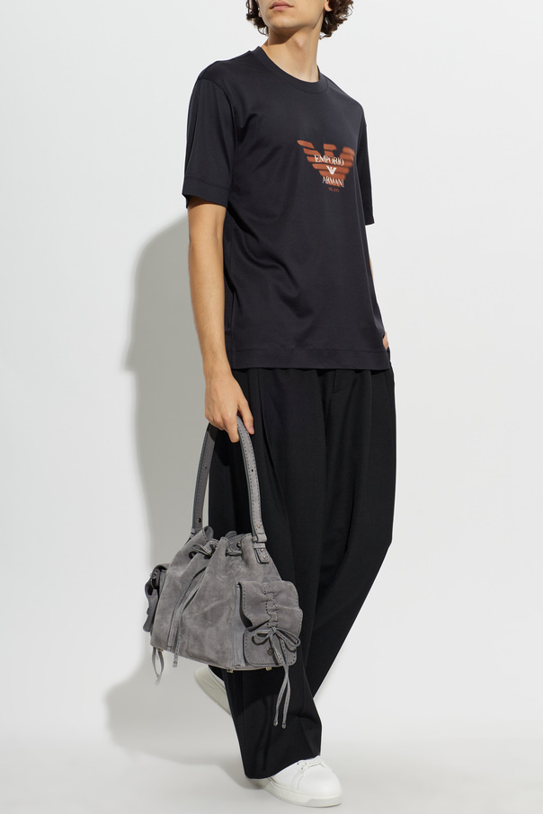 Emporio Armani T-shirt z nadrukowanym logo