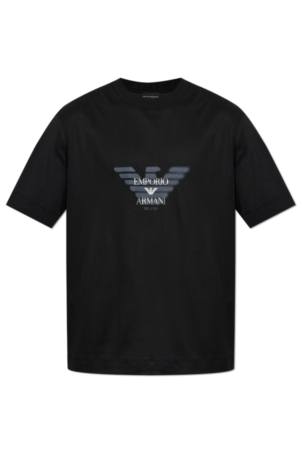 T-shirt with printed logo od Emporio Armani