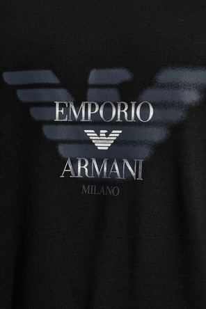 Emporio Armani T-shirt z nadrukowanym logo