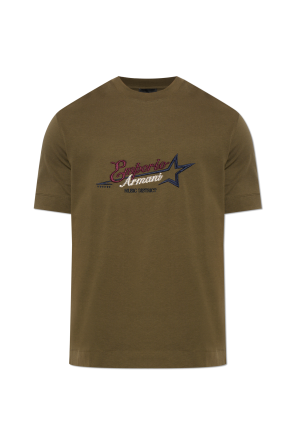 T-shirt with embroidered logo od Emporio Armani