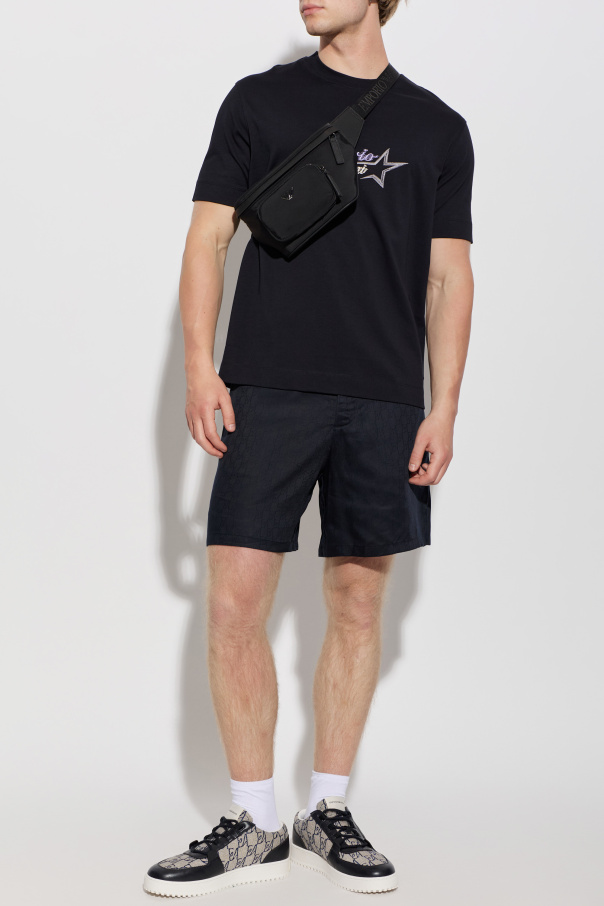 Emporio Armani T-shirt z wyszytym logo