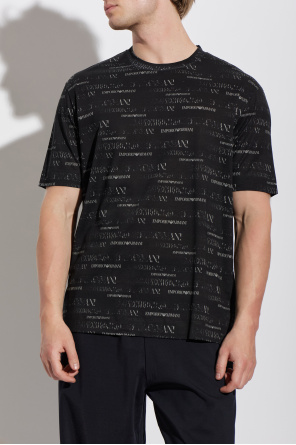 Emporio Armani T-shirt z monogramem