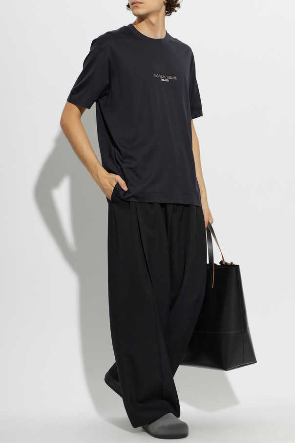 Emporio Armani T-shirt z wypukłym logo