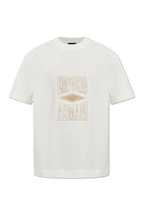 T-shirt with embroidered logo