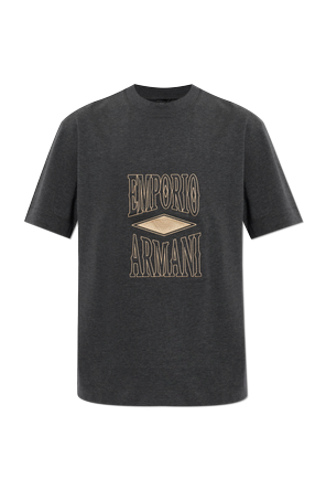 T-shirt with embroidered logo