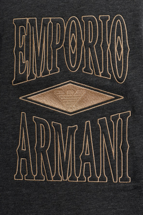 Emporio Armani T-shirt z wyszytym logo