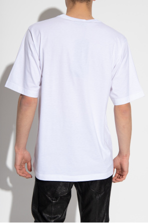 Giuseppe Zanotti Calvin Klein Jeans Plus T-shirt met rond logo in wit