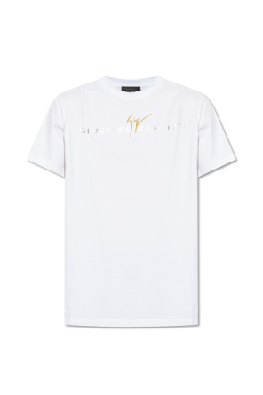 Balmain studded-logo short-sleeve T-shirt Nero