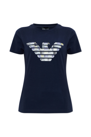 T-shirt with printed logo