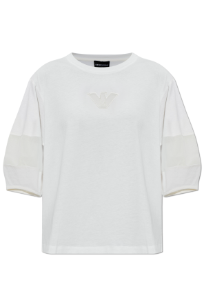 T-shirt with transparent inserts