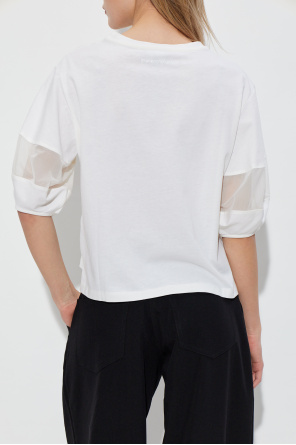 Emporio Armani T-shirt with transparent inserts