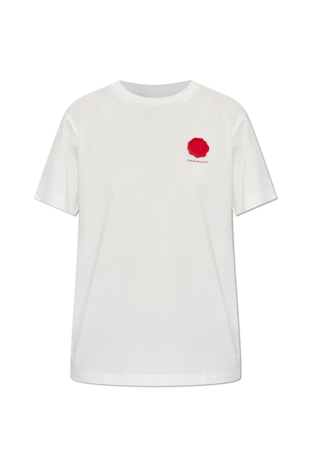 Emporio Armani T-shirt z aplikacją