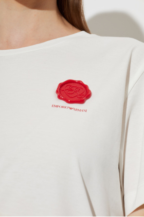 Emporio Armani T-shirt z aplikacją