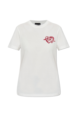 T-shirt z wyszytym logo