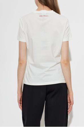 Emporio Armani T-shirt z wyszytym logo