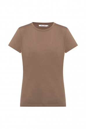 Shirt round neck short-sleeved T-shirt Nero