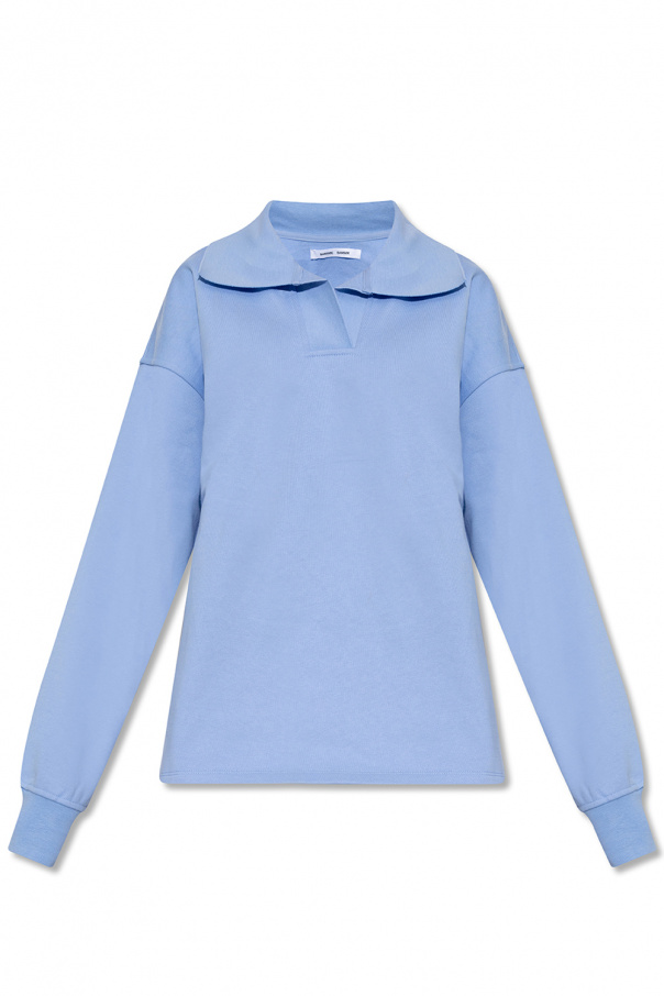 Samsøe Samsøe ‘Ingrid’ wool sweatshirt with collar