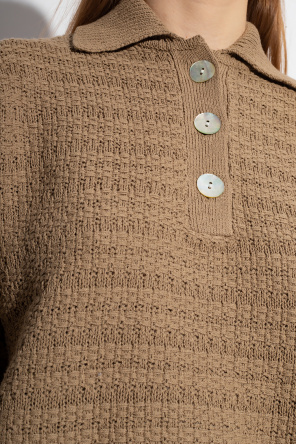 Samsøe Samsøe ‘Jorgia’ sweater Anthracite with collar
