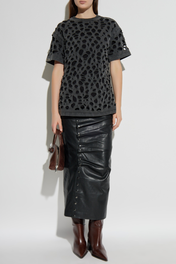 AVAVAV Camiseta con aberturas