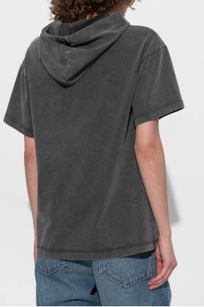 AVAVAV Camiseta con capucha y aberturas