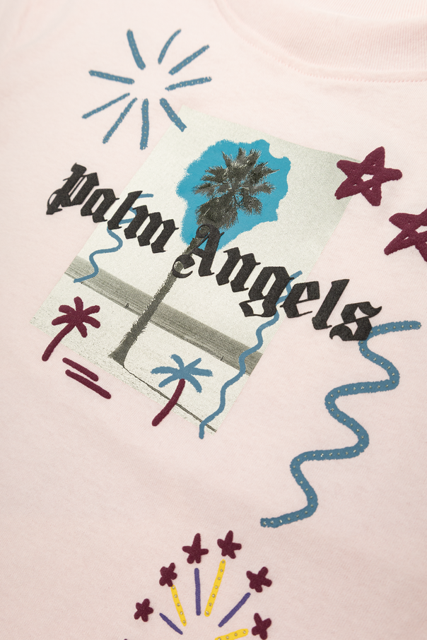 Palm Angels Kids Camiseta con estampado