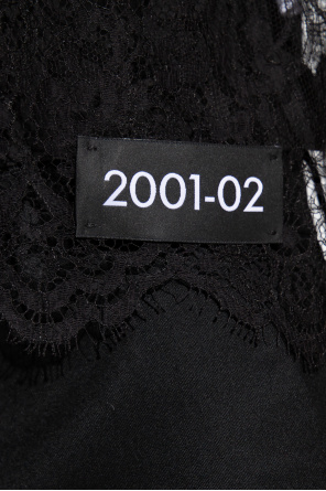 Dolce & Gabbana Koronkowy top z kolekcji ‘RE-EDITION 2001-02’