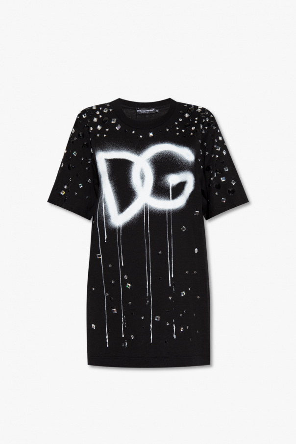 Dolce & Gabbana T-shirt z aplikacjami