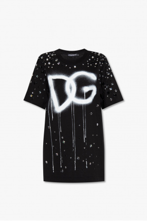 Dolce & Gabbana Amore-print crew-neck T-shirt