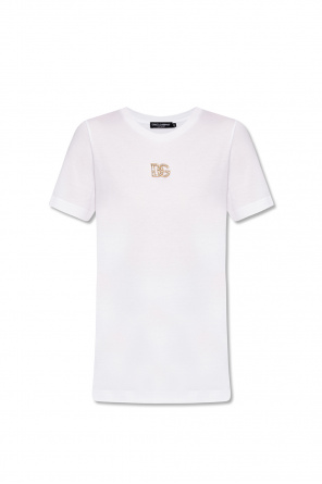 Dolce & Gabbana Kapuzenjacke mit Logo Weiß