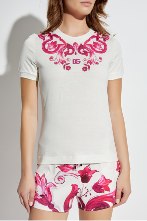 Dolce & Gabbana T-shirt with Majolica pattern