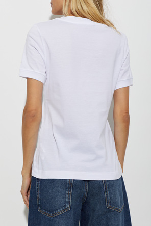 Dolce & Gabbana Bawełniany t-shirt z naszytym logo