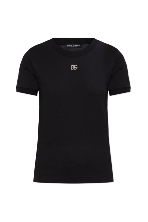 Camiseta con logo brillante