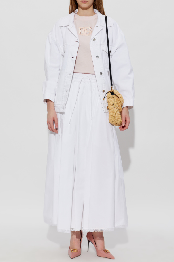 Dolce & Gabbana Camiseta con logo brillante