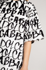 DOLCE & GABBANA PATTERNED STILETTO PUMP Logo T-shirt