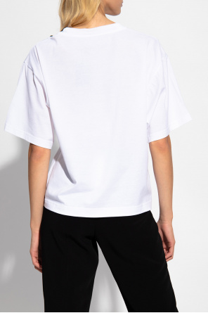 Dolce & Gabbana anemone print dress T-shirt z logo