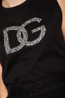 Dolce & Gabbana Top z aplikacją z logo