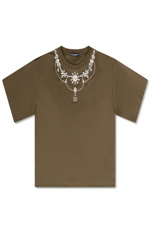 Dolce & Gabbana Kids logo appliqué T-shirt